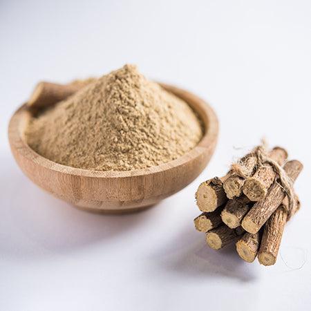 Mulethi Liquorice Root Powder | Yashtimadhu Powder For Your Health, Skin and Hair Care | 100% Natural Herbal Ayurvedic | Glycyrrhiza Glabra Powder | Atimadhuram Podi/Athimadhura Hittu Jeshthamadh by k