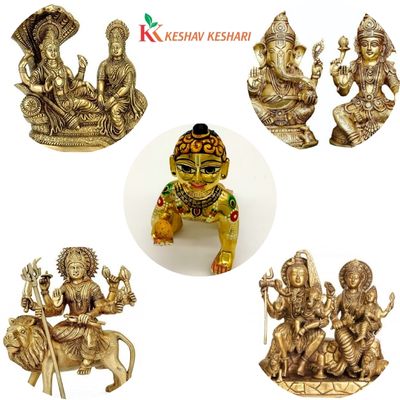 Gods and Goddesses Brass Statue