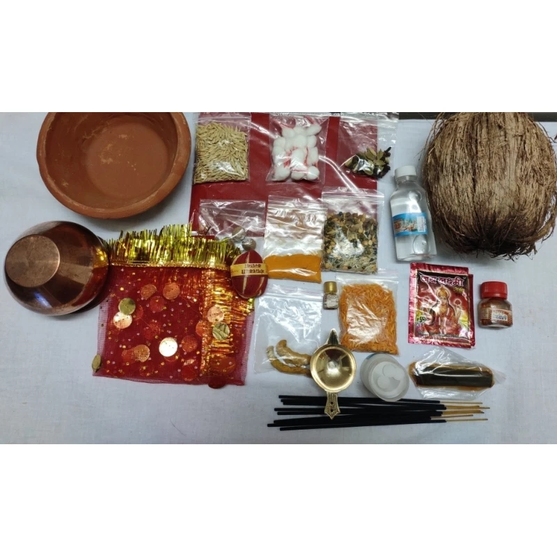 Navratre Ghat Sthapana Pooja Samagri/KIT by Keshav Keshari